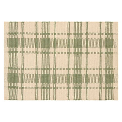 24ss DESCENDANT TOSS RUG GREEN ラグマット 小物 HomeRoots Moss Green and Gray 8 ft. x 10 ft. Woven Oriental